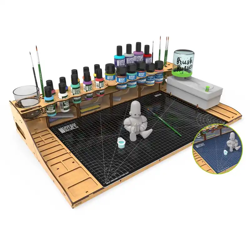 Station peinture avec Tapis de Découpe Offre Limitée