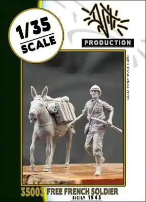 Commande En Gros Djiti‘s production 35003 Free French Soldier with mule