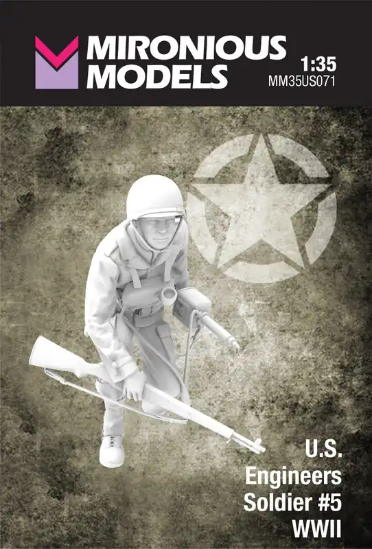 Vente Flash Mironious Models 35US071 U.S. Engineers Soldier 5 WWII