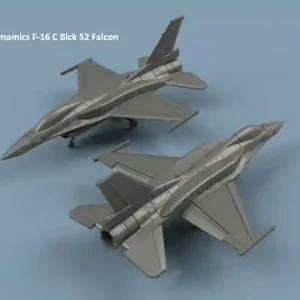 L‘Arsenal 2.0 3D350335 General Dynamics F-16 C Block 52 Falcon - 3D printing (5 pcs) Promotion Saisonnière
