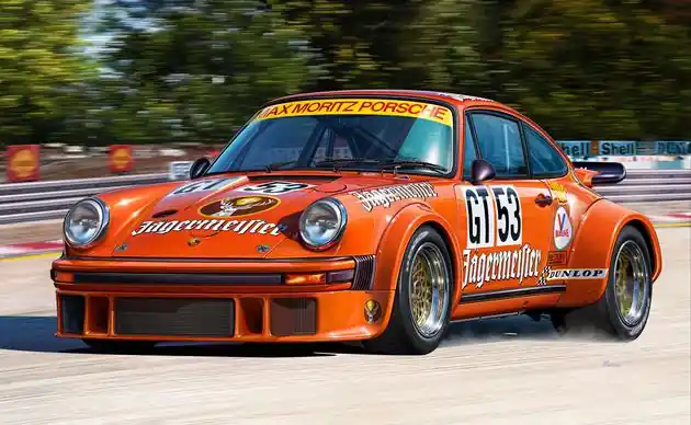 Revell 07031 Porsche 934 RSR Jagermeister Remise