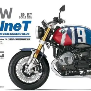 Meng Model MT003T BMW R nineT Option 719 Mars Red/Cosmic Blue Prix Cassé