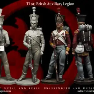 El Viejo Dragon TI05 Britsh Auxiliary Legion Commande En Gros