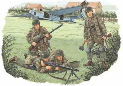Pas Cher Dragon 6145 SS-Fallschirmjager