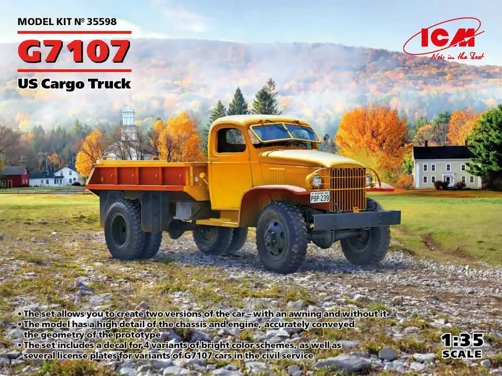 ICM 35598 G7107 US Cargo Truck Quantité Limitée