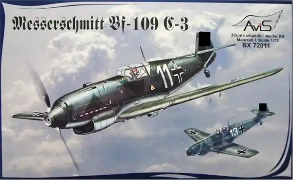 Populaire Avis 72011 Messerschmitt Bf-109 C-3
