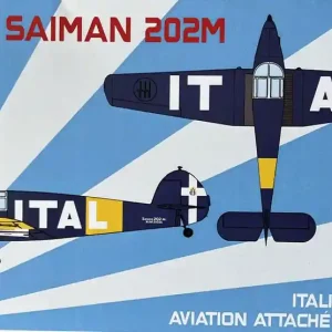Kora Models KPK72180 Saiman 202M - Italian aviation Attache in Finland Bon Plan