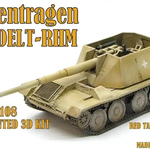 Satisfait Ou Remboursé RED TANK MINIATURE 48108 Waffentrager 8,8cm Ardelt-Rheinmetall