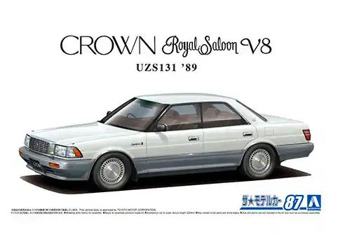 Aoshima 06171 MC 87 Toyota UZS131 Crown RoyalSaloon V8 G ‘89 Meilleure Vente