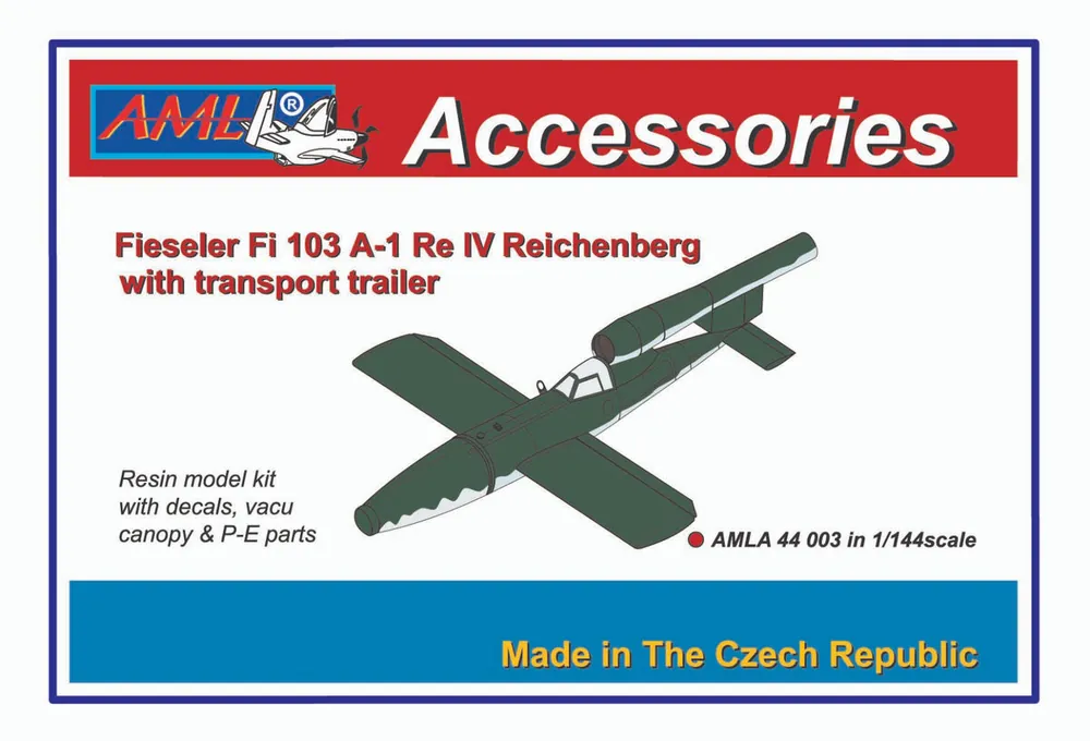 AML A44003 Fieseler Fi-103A-1 Re IV Reichenberg with transport trailer Prix Bas