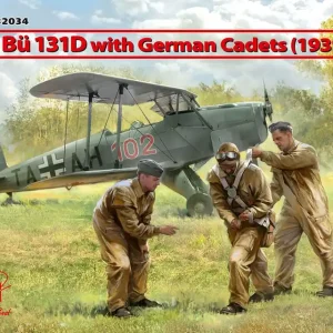 Commander Maintenant ICM 32034 Bücker Bü 131D with German Cadets (1939-1945)