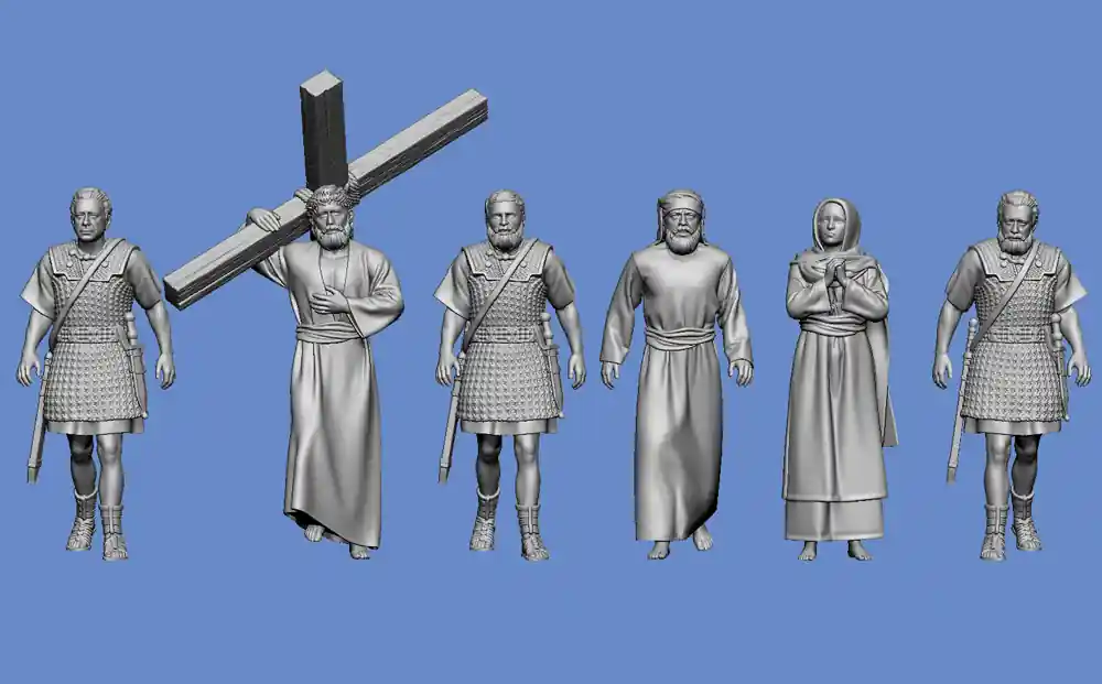Dernier Modèle Germania-Figuren 35-1536 The Crucifixion Of Jesus 03