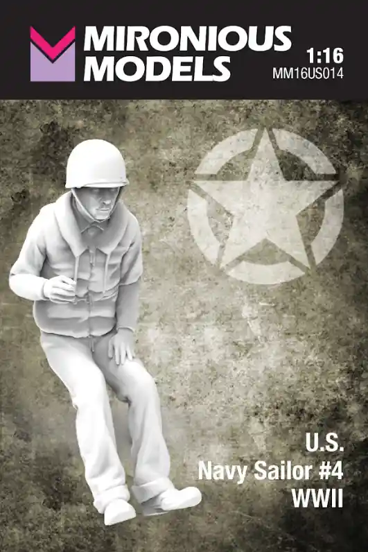 Mironious Models 16US014 US WWII Navy Sailor No.4 (1 Figure) Nouvelle Collection
