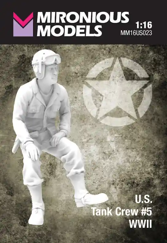 Mironious Models 16US023 US WWII Tank Crew No.5 (1 Figure) Quantité Limitée