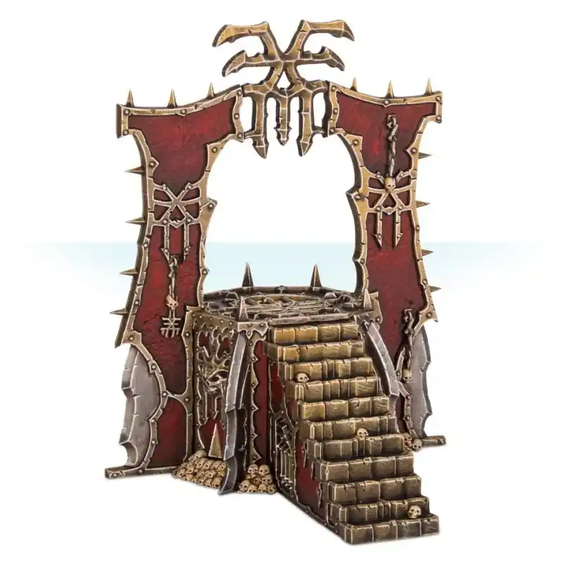 Décor Blades of Khorne Skull Altar Top Vente
