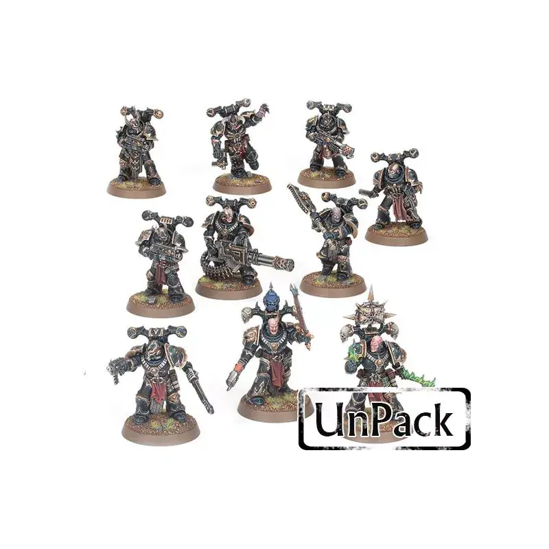 Chaos Space Marines Unpack Légionnaires (x10) Promotion