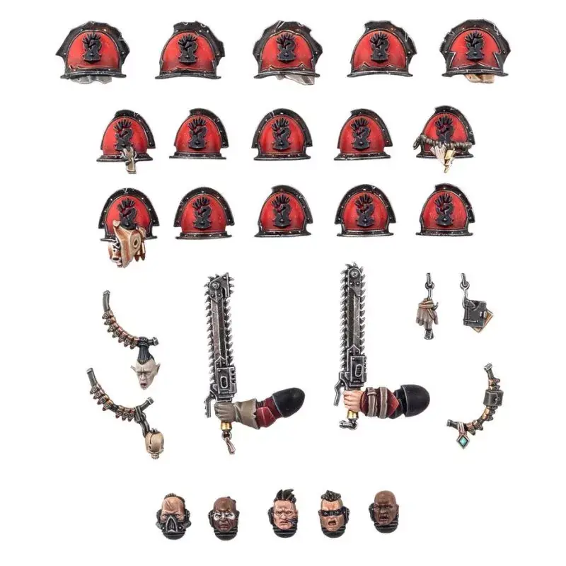 Chaos Space Marines Amélioration et Décalcomanies Red Corsair Seulement Aujourd'hui
