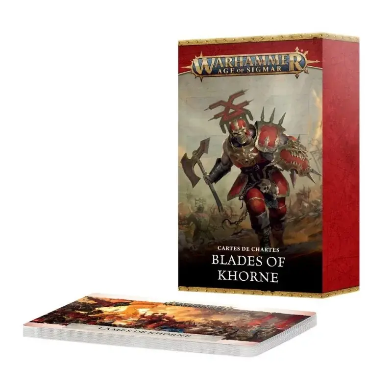 Satisfait Ou Remboursé Blades of Khorne Cartes de Chartes