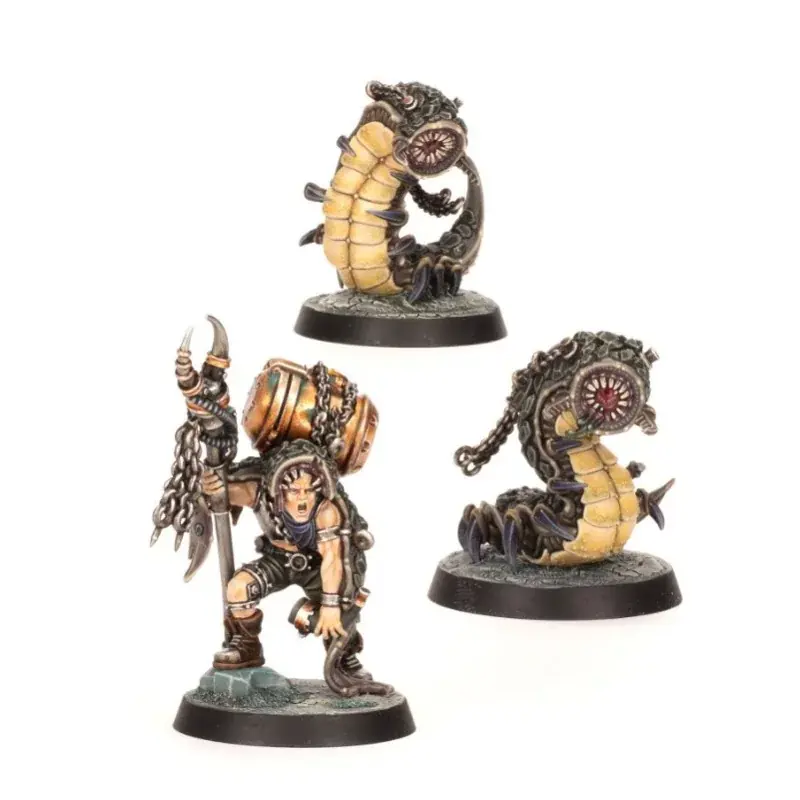 Commander Maintenant Necromunda Fw Outland Beastmaster with Millisaur