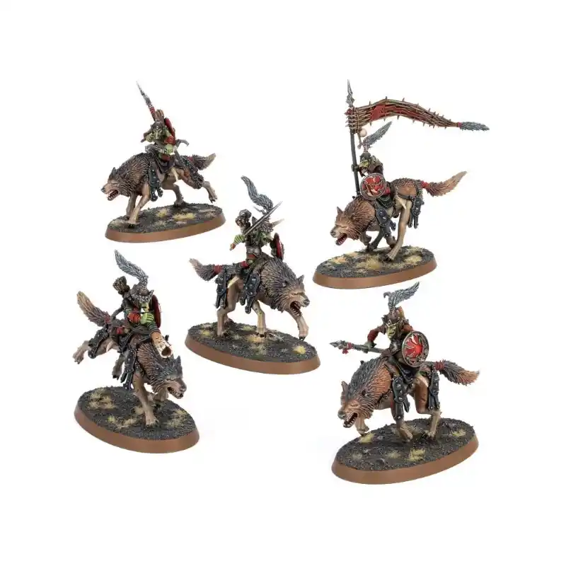 Gloomspite Gitz Vilebande de Chevaucheurs de Loups Usine Directe