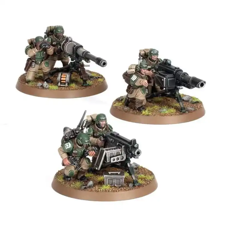 Astra Militarum Escouade d‘Armes Lourdes (x3) Soldes