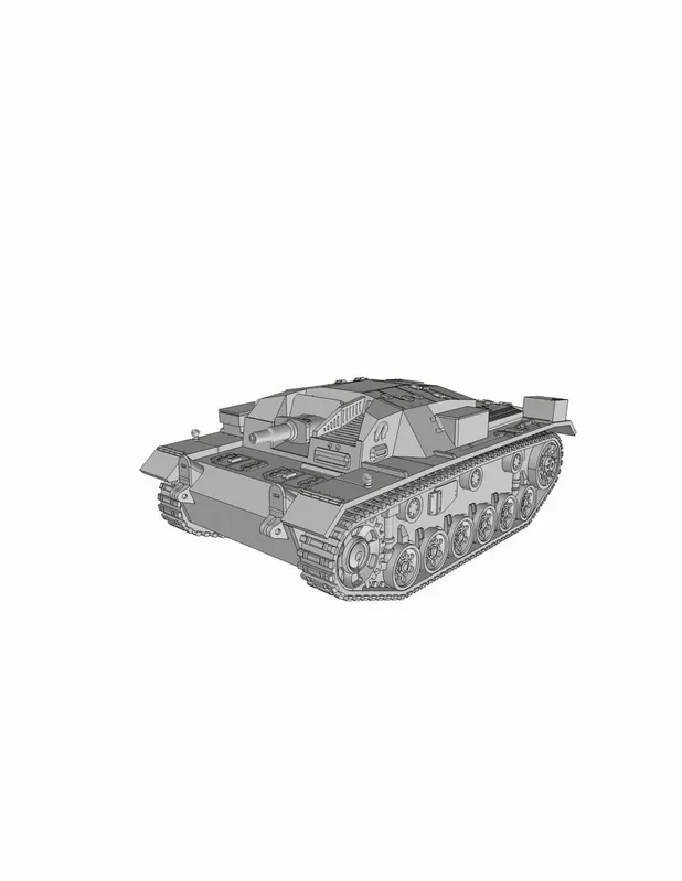 EMP3D 72011222 Niemieckie działo panzerne Sturmgeschutz III Produit De Marque