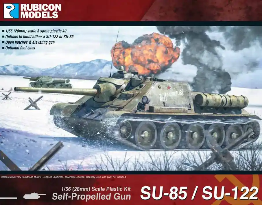Vente Flash Rubicon Models 280034 Soviet SU-85 / SU-122 SPG