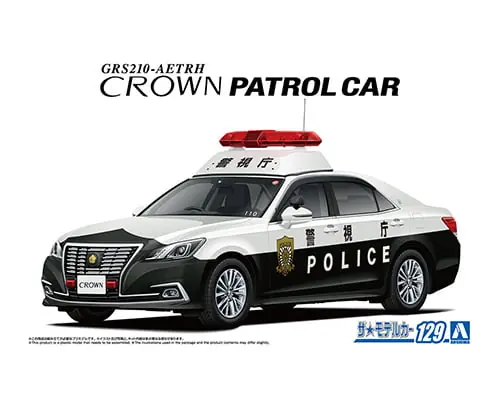 Aoshima 06873 TOYOTA GRS210 CROWN PATROL CAR FOR PATROL ‘16 Nouvelle Collection