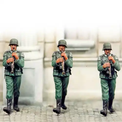 SOLMODEL MM078 Clarinet Player (3 Figures) Nouvel Arrivage