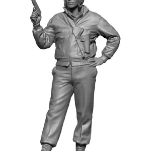 H3MODELS 48026 US WW2 Tank Commander 3 (1 Figure) Dernier Modèle