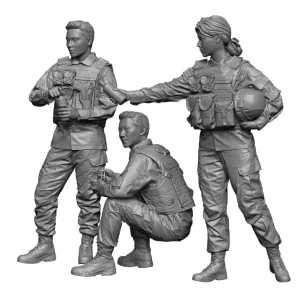 H3MODELS 24144 ROK Army Soldiers at Rest (3 Figures) Bon Plan
