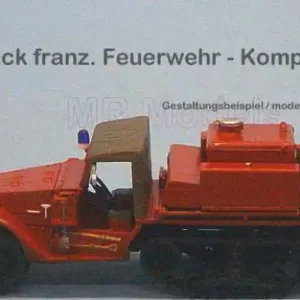 MR Modellbau 90012 M3 Halftrack French firefighter vehicle - Complete Kit Super Prix