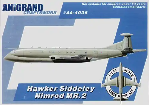 Expédié Aujourd'hui Anigrand Craftswork AA4036 Hawker Siddeley Nimrod MR.2 - Submarine killer from U.K.