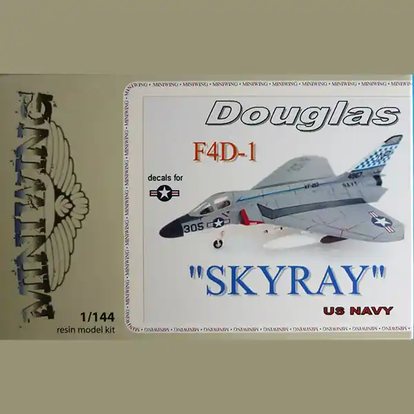 Livraison Express Miniwing 076 Douglas F4D-1 Skyray US Navy markings (1 resin kit - 2 decals versions)