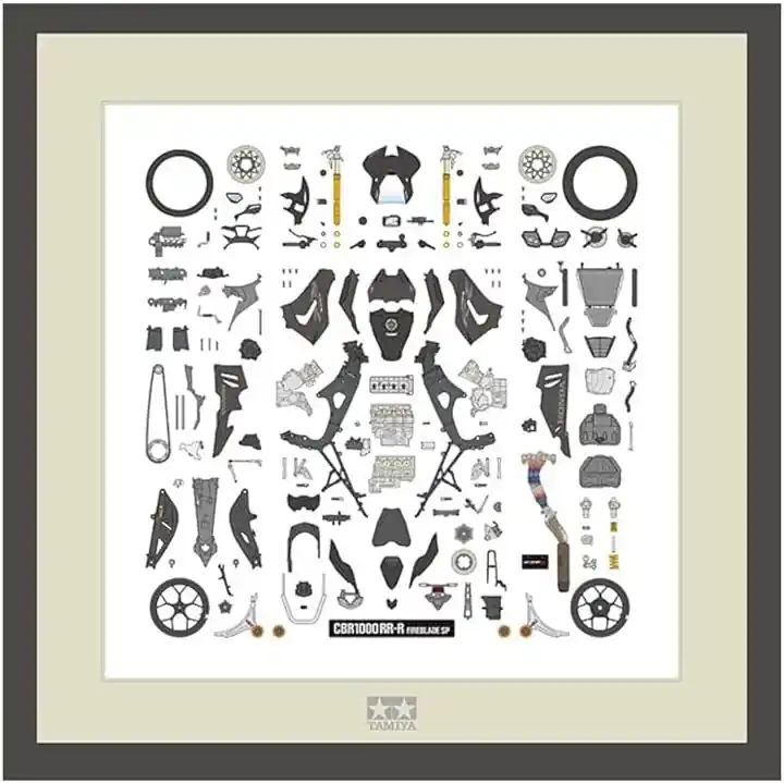Tamiya 21244 Honda CBR1000RR-R Fireblade SP Black Parts Panel Prix Bas
