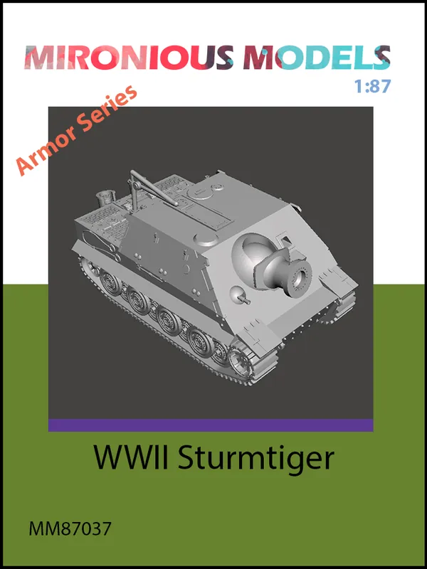 Mironious Models 87037 WWII Sturmtiger Commande En Gros