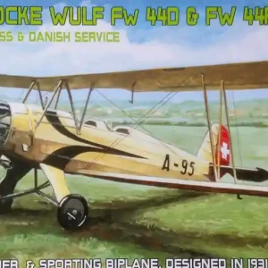 Kora Models KPK7245 Focke Wulf Fw 44D and Fw 44F Swiss & Danish service Paiement Sécurisé