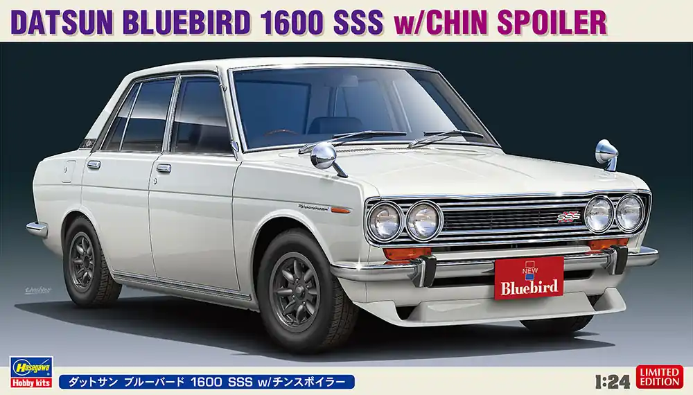 Dernière Chance Hasegawa 20468 Datsun Bluebird 1600 SSS w/Chin Spoiler
