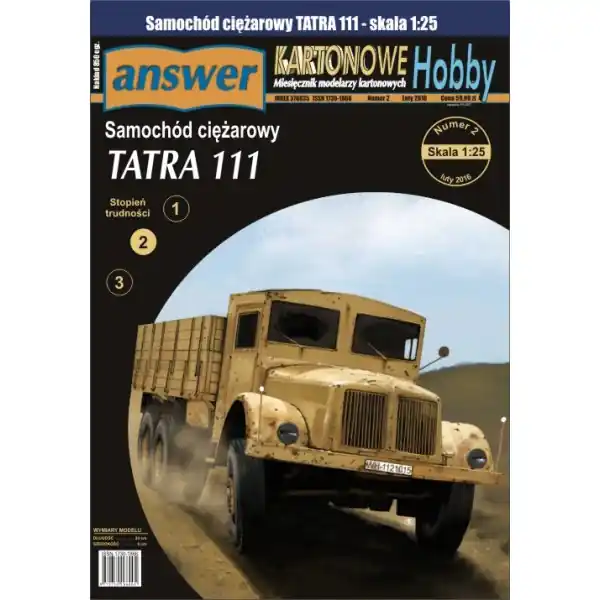 Quantité Limitée Answer KH-01-2017 Tatra 111 - Truck