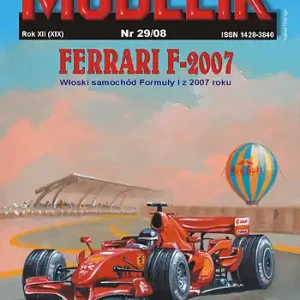 Modelik 29_08 FERRARI F.2007 WŁOSKI SAMOCHÓD FORMUŁY 1 Z 2007 ROKU Petit Prix