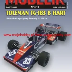 Modelik 03_12 TOLEMAN TG-183B Hart - Samochód Formuły 1 z 1983 roku Commander Vite