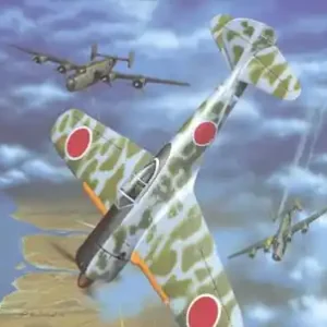 Promotion Saisonnière Haliński KA-SET-4-2006-KREDA Nakajima Ki-43-II Hayabusa - Japanese Fighter (Model With Laser Cut Frames) (Chalk Paper)