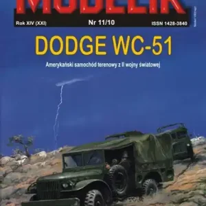 Modelik 11_10 DODGE WC-51 amerykański samochód osobowo-ciężarowy z II wojny św. Prix Réduit