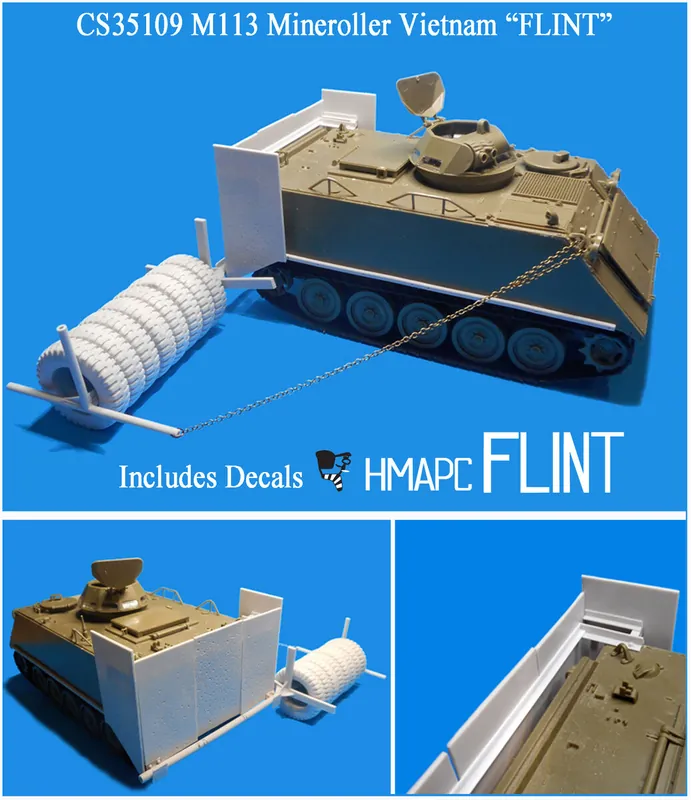 Commande En Gros Callsign Models 35109 M113 Mineroller FLINT Conversion (for AFV Club 35291 kit)