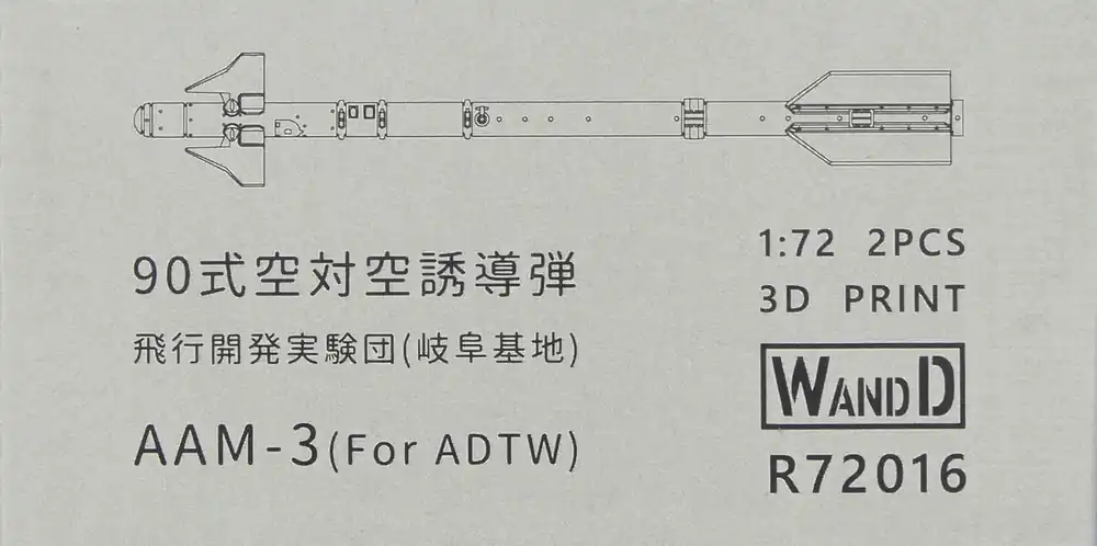 WandD STUDIO R72016 AAM-3 Missile (For ADTW) Haute Qualité