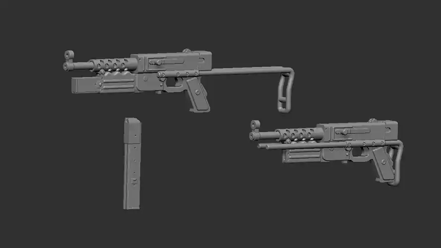NEW! Firma49 A108-72 MAT 49 Submachine Gun with Folded Magazine Expédié Aujourd'hui