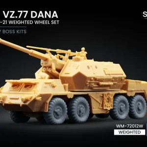 NEW! ScaleX WM-72012S ShKH vz.77 DANA - 3D-Printed TO-3 Weighted Wheel Set (for Hobby Boss Kits) Produit De Marque