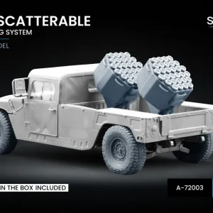 NEW! ScaleX A-72003 UMZ Scatterable Minelaying System (2 x Mine Launcher / 3D-Printed) Meilleur Choix