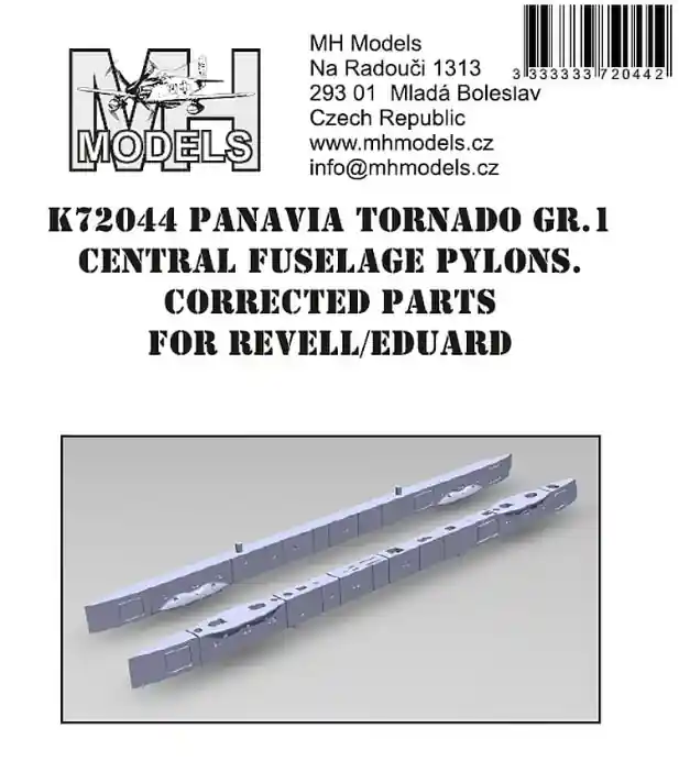 Remise MH Models K72044 Panavia Tornado GR.1 central fuselage pylons