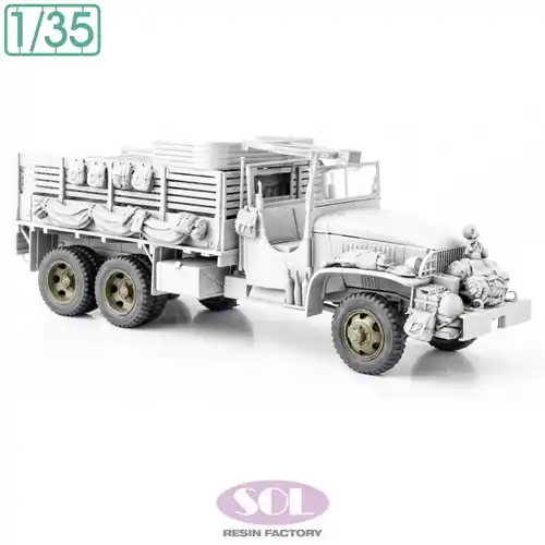 Super Prix NEW! SOLMODEL MM1034 US WWII 2.5t 6x6 Cargo Truck - Wheel Tires Set (for Tamiya Kits / 3D-Printed)